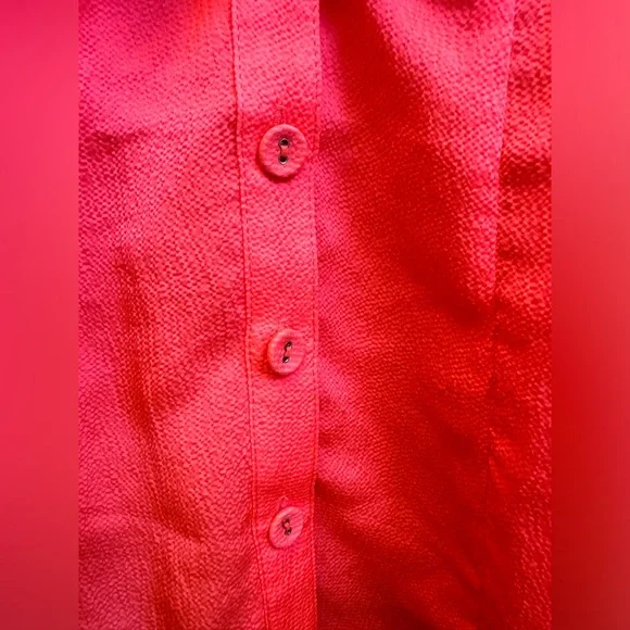 Nanette Lepore Neon Coral Totally Rad Top Size 6 - Picture 4 of 8